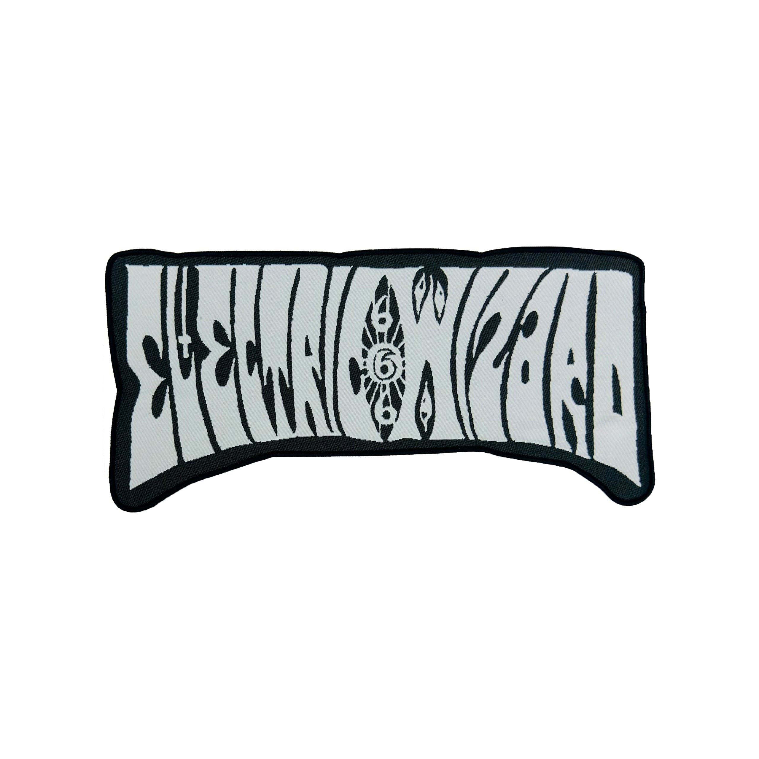electric-wizard-logo-patch-tiss-oversize-bordure-noire image 2