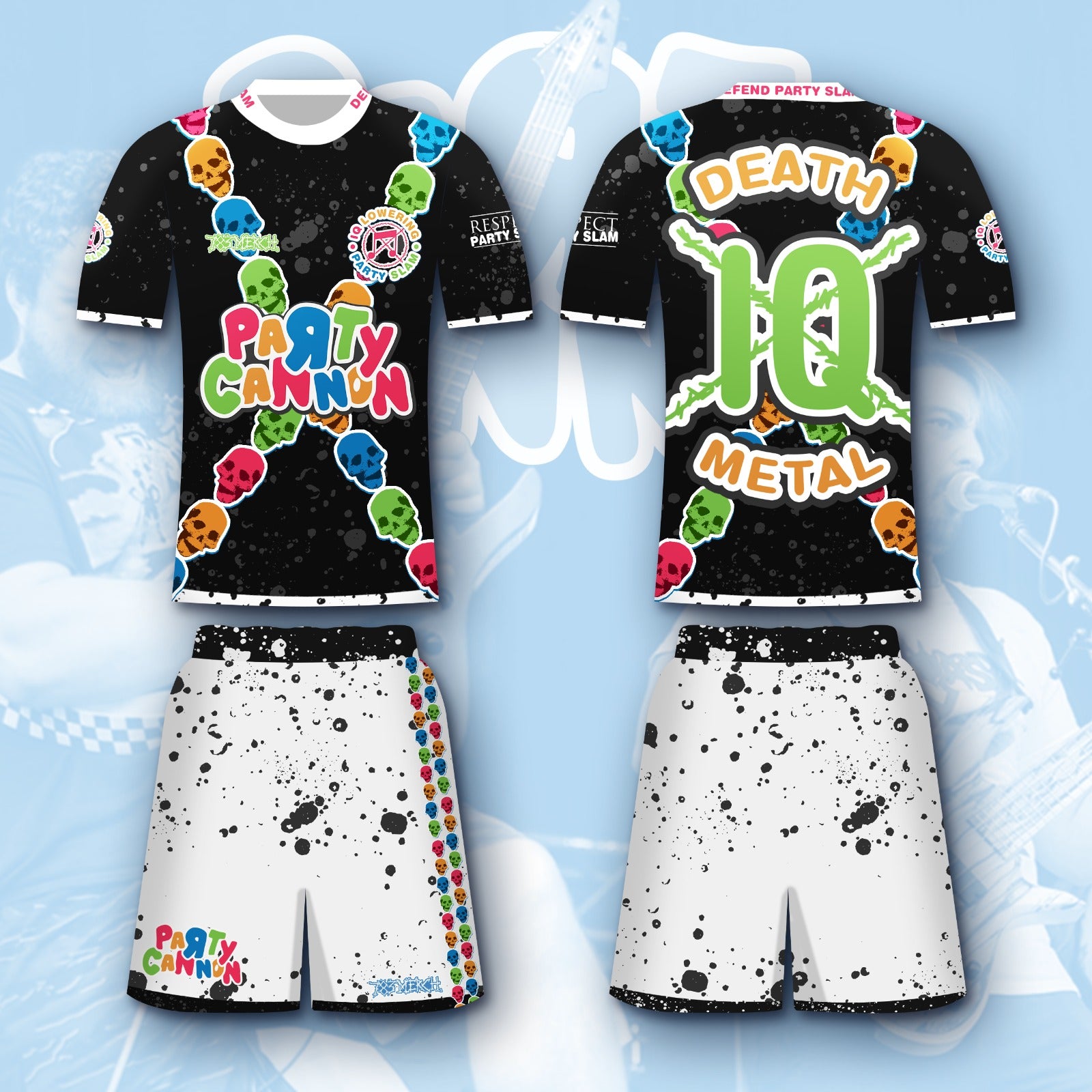 party-cannon-defend-party-slam-maillot-foot-pack-jersey-short image 1