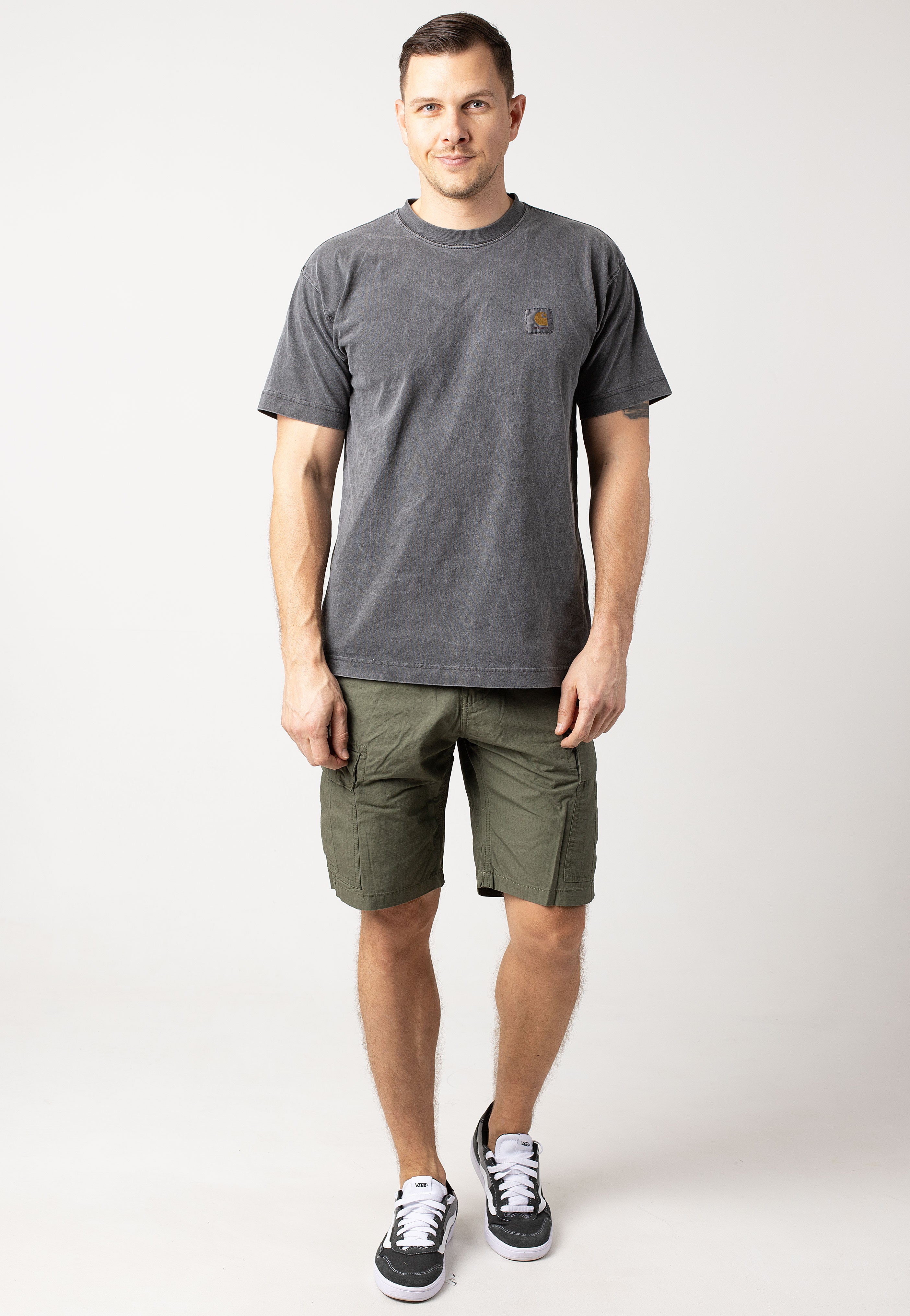 vintage-industries-eton-rock-short-homme-gris-m image 2