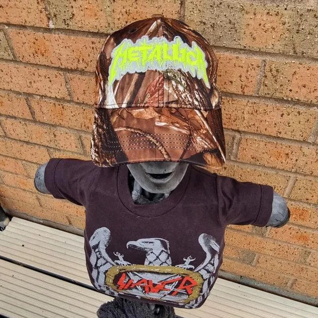 metallica-splatter-casquette-baseball-leaf-camo-phosphorescente image 1