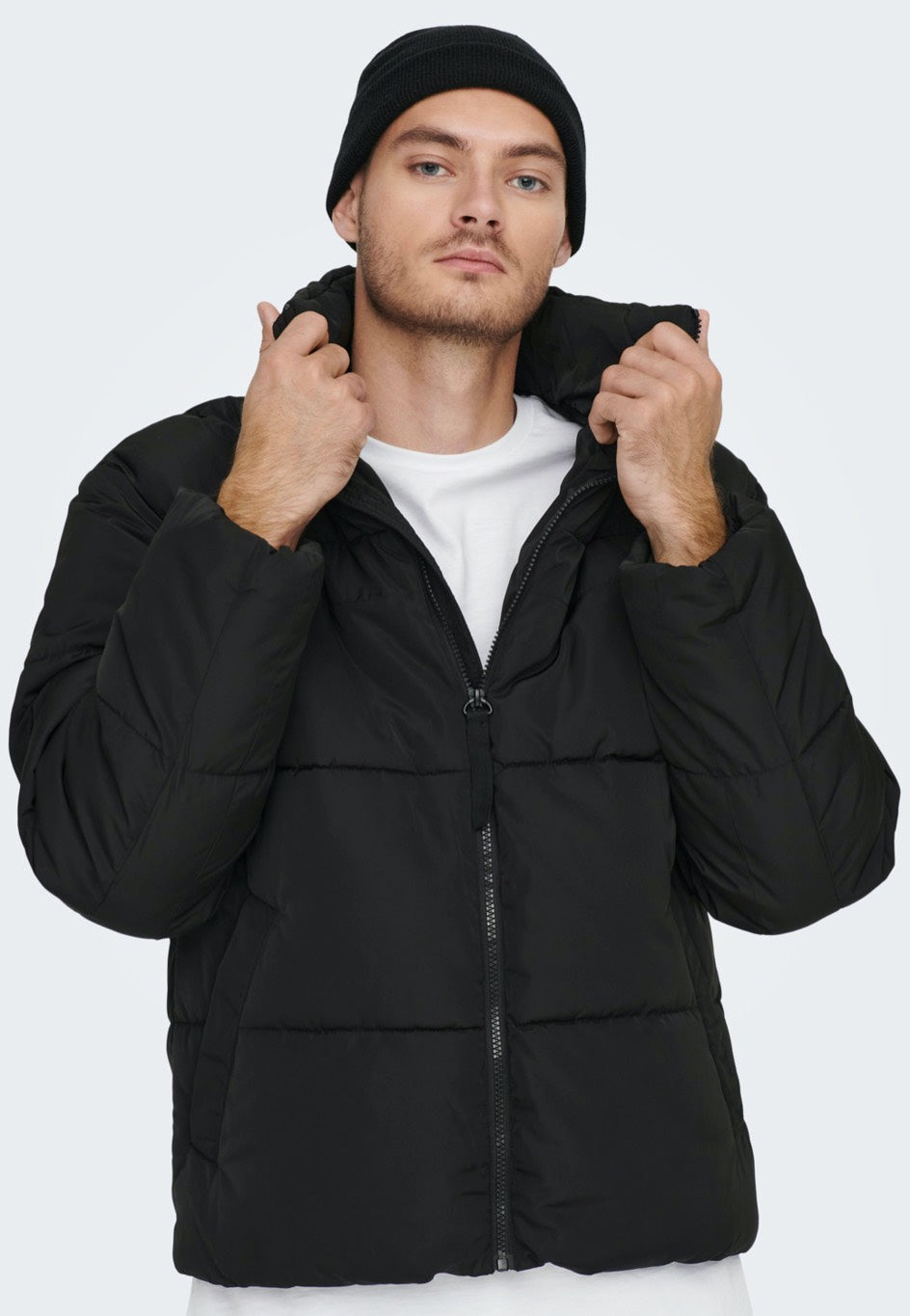 only-sons-everett-black-veste-noire-homme image 2