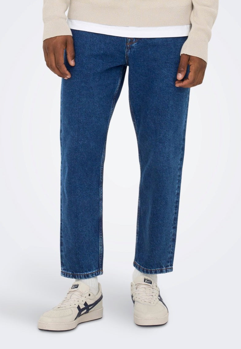 only-sons-avi-beam-jean-bleu-homme-loose image 1