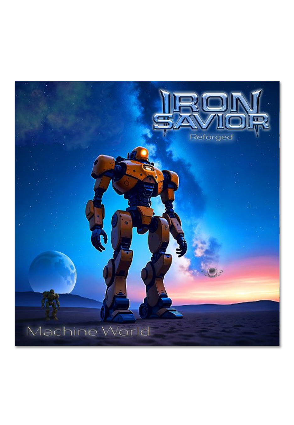 iron-savior-reforged-machine-world-vinyle-bleu-2lp image 2