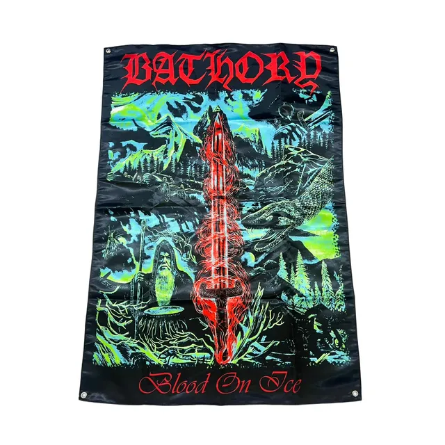 bathory-blood-on-ice-drapeau-poster-textile-100x70 image 1