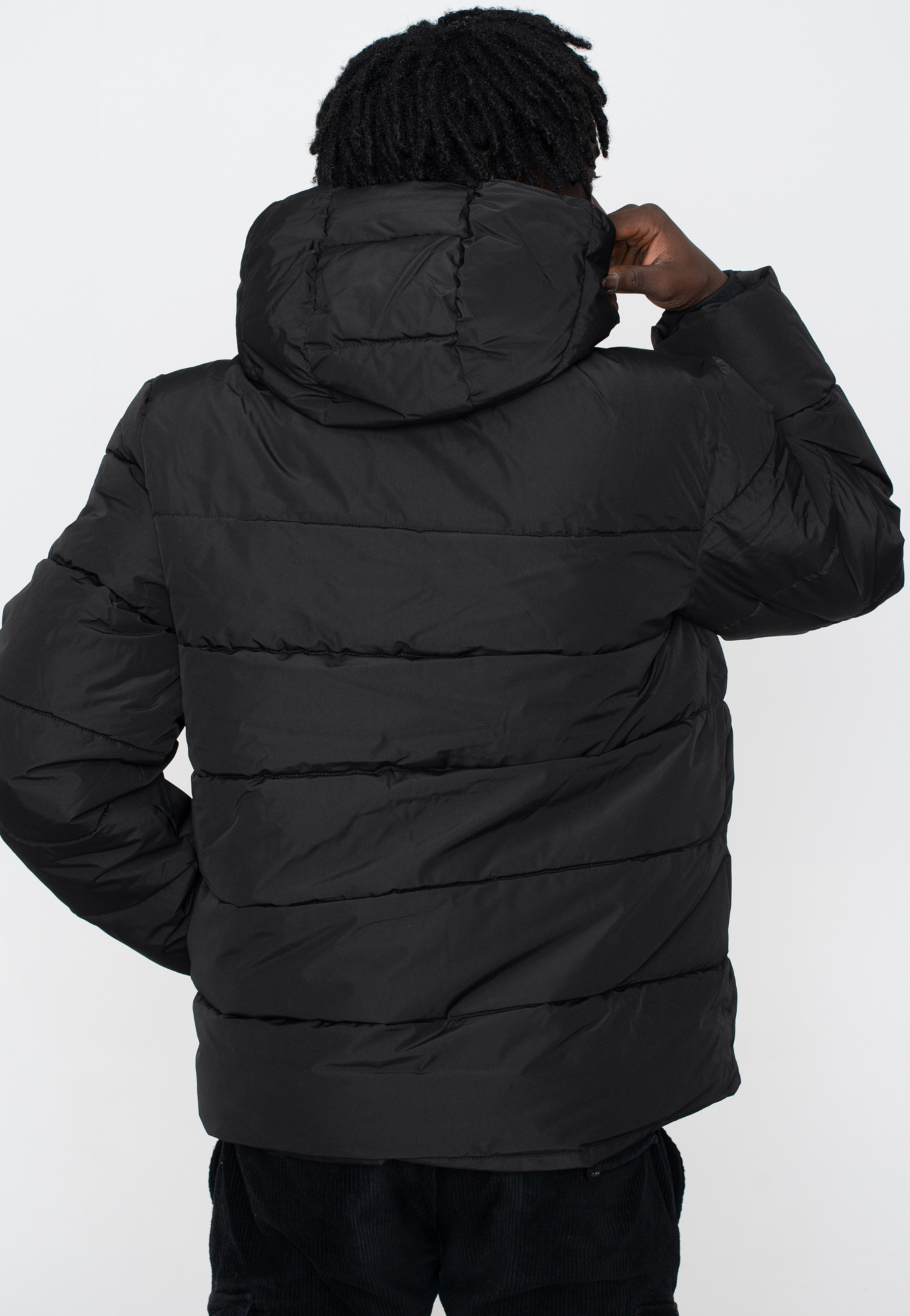 only-sons-melvin-life-quilt-hood-veste-noire-homme image 8