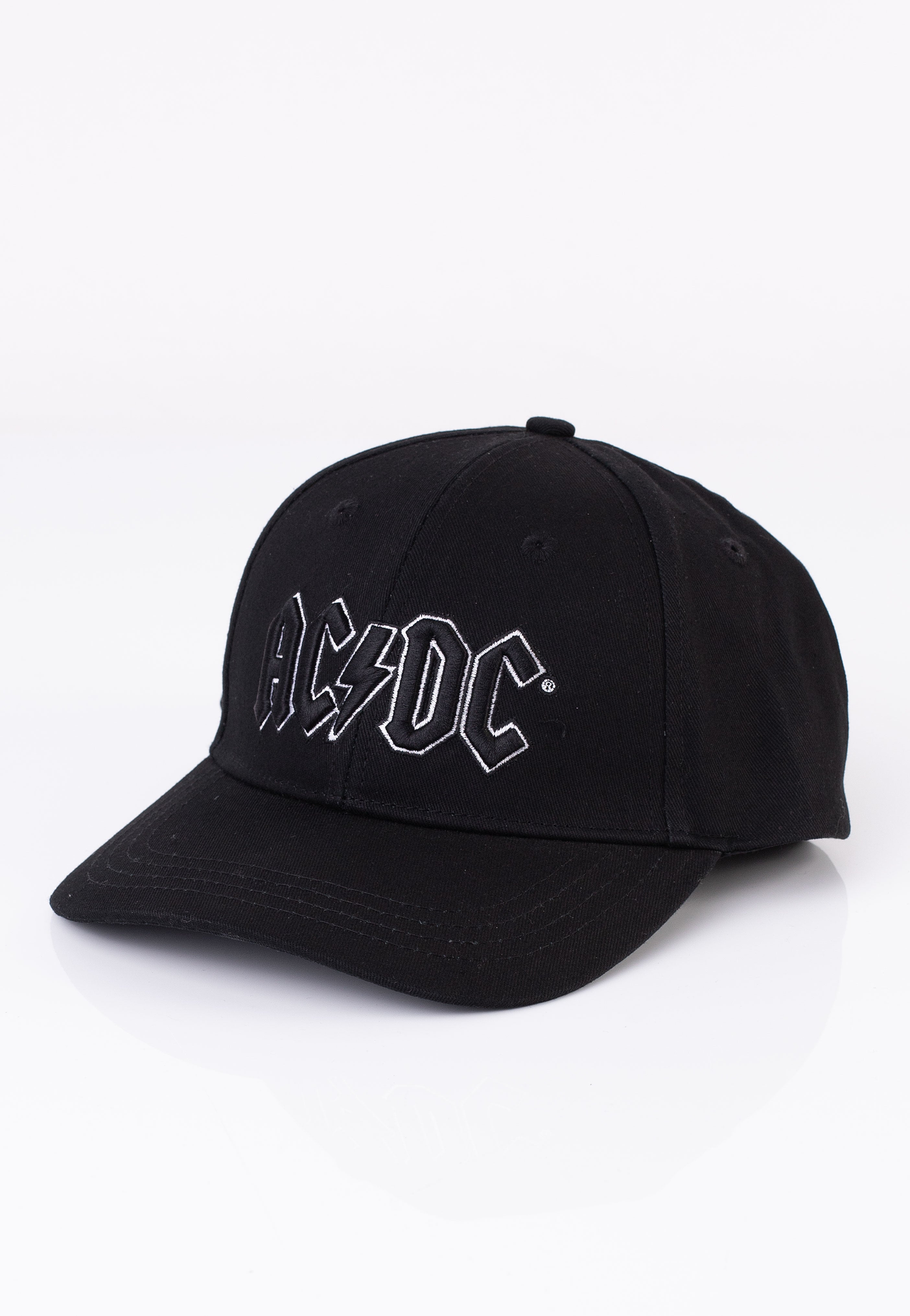 ac-dc-black-logo-casquette-noire-snapback-taille-unique image 1