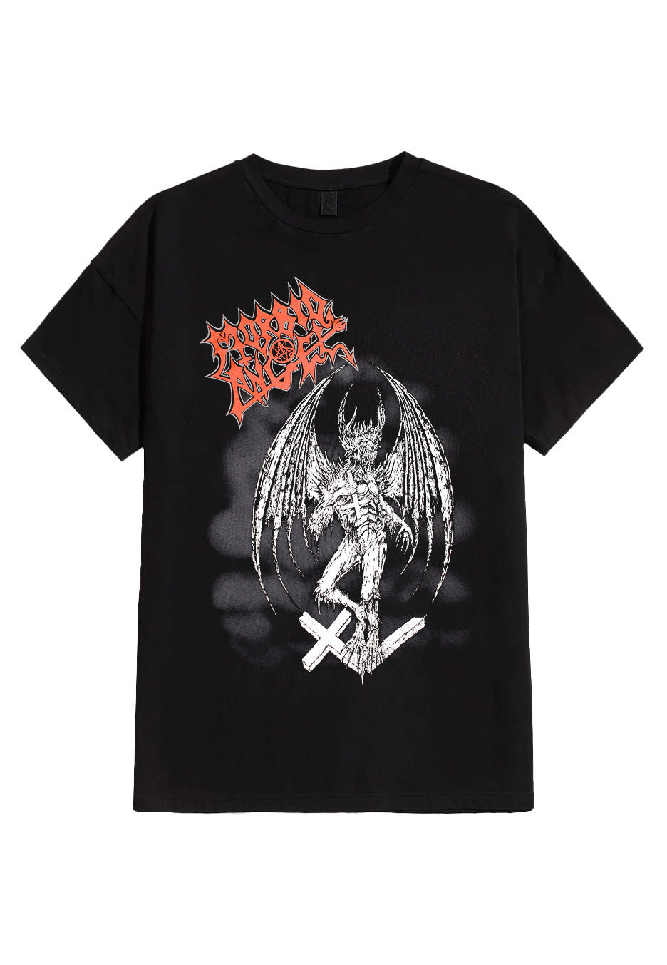 morbid-angel-gargoyle-t-shirt-noir-manches-courtes-coton image 1