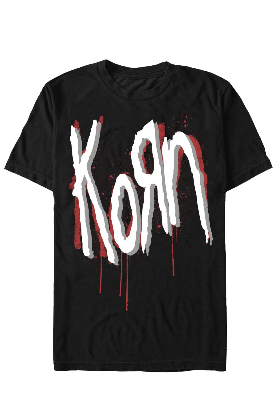 korn-dripping-logo-t-shirt-noir-homme image 1
