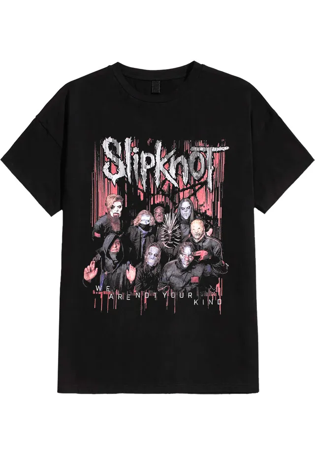 slipknot-wanyk-group-photo-t-shirt-noir-homme-manches-courtes image 1