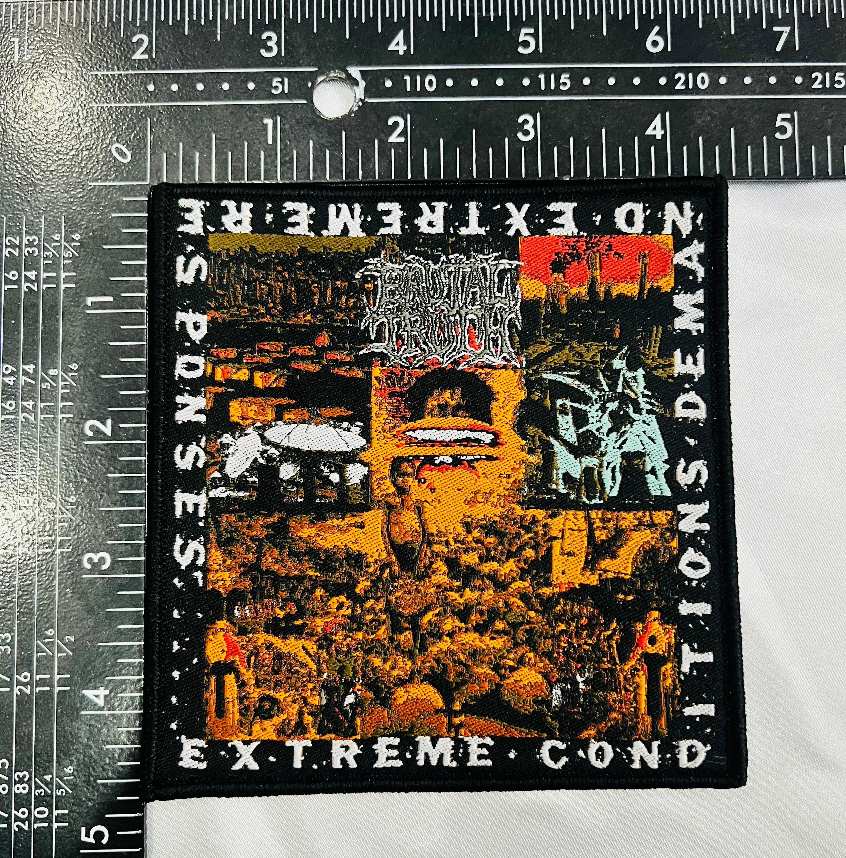 brutal-truth-extreme-conditions-patch-tiss-bordure-noire image 2