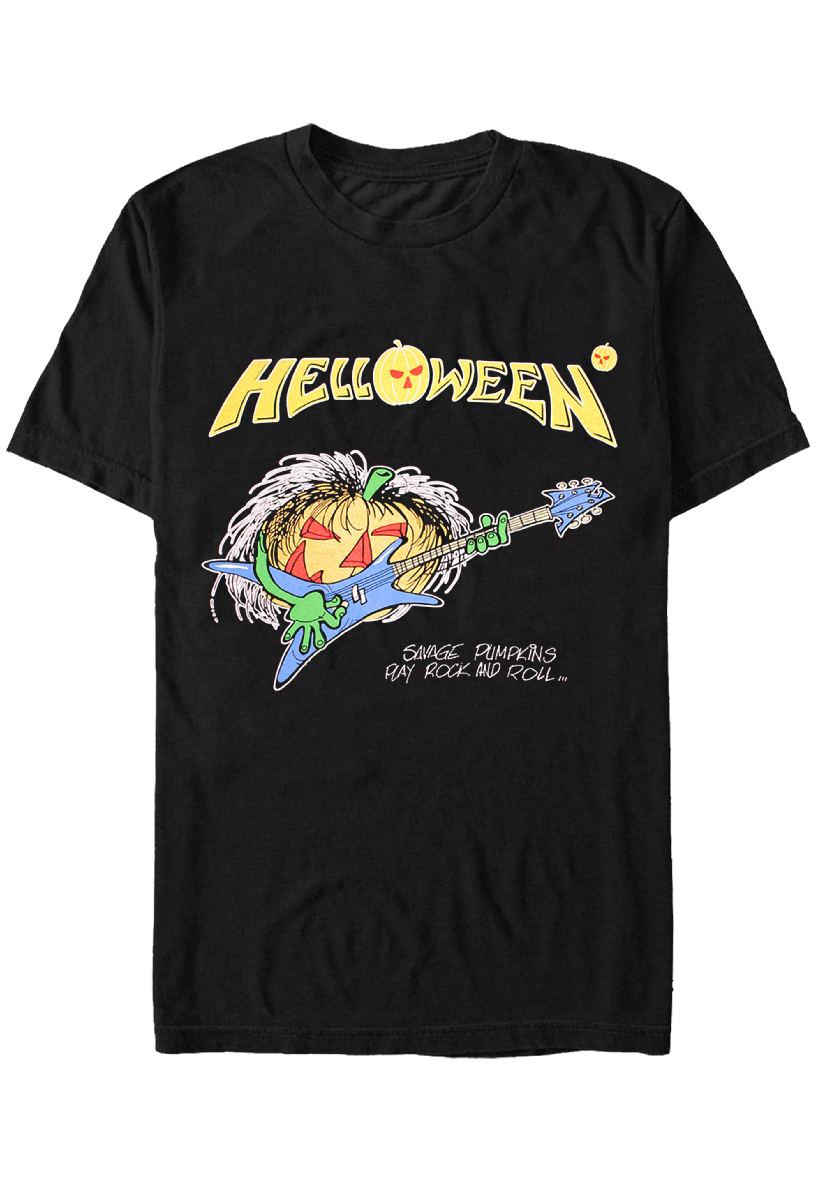 helloween-savage-pumpkins-tour-2025-t-shirt-noir-power-metal image 1