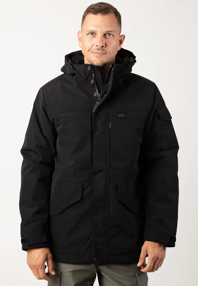 vintage-industries-oliver-black-veste-noire-taille-m image 1