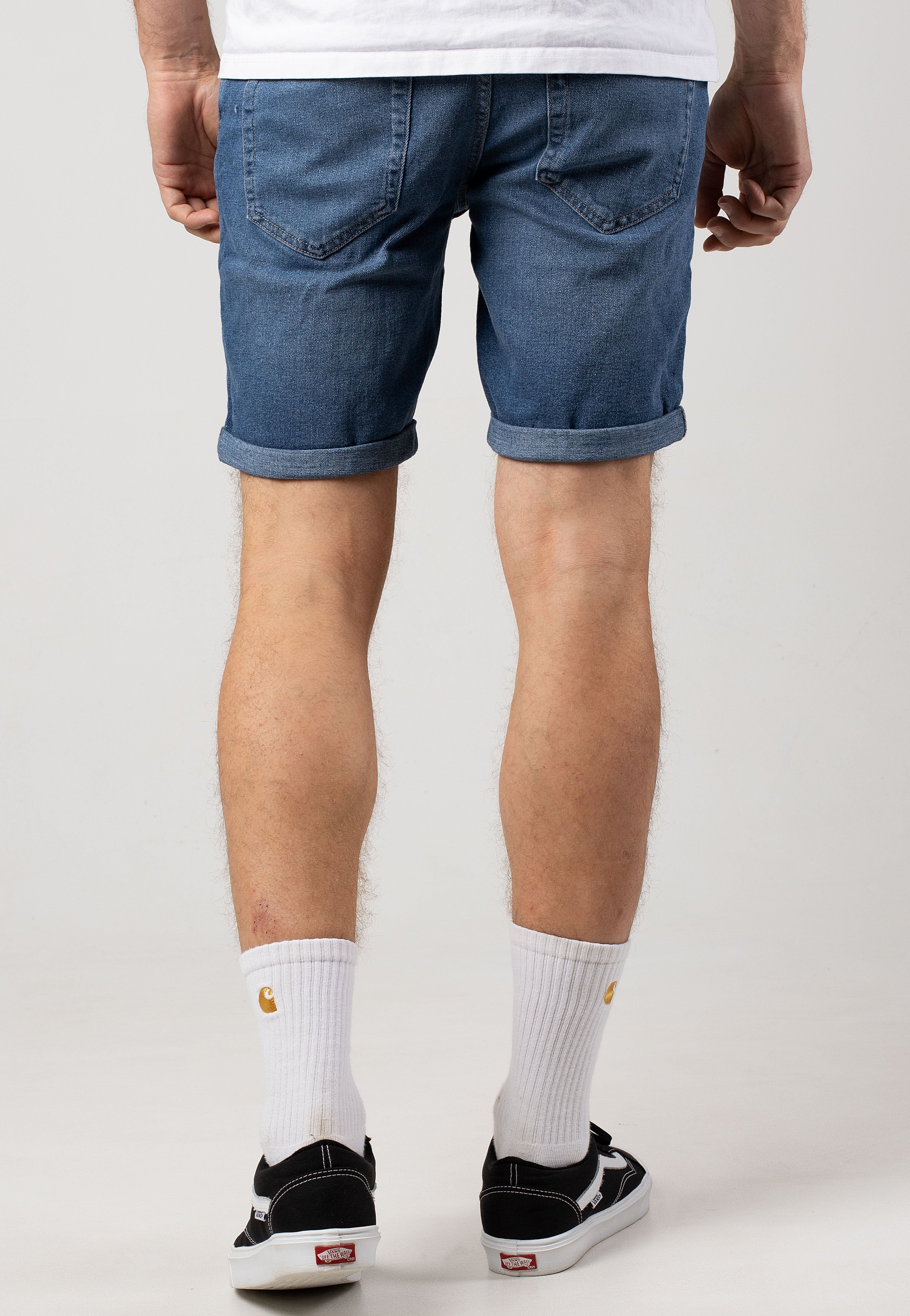 only-sons-ply-box-pim-short-jean-light-blue-denim-homme image 6