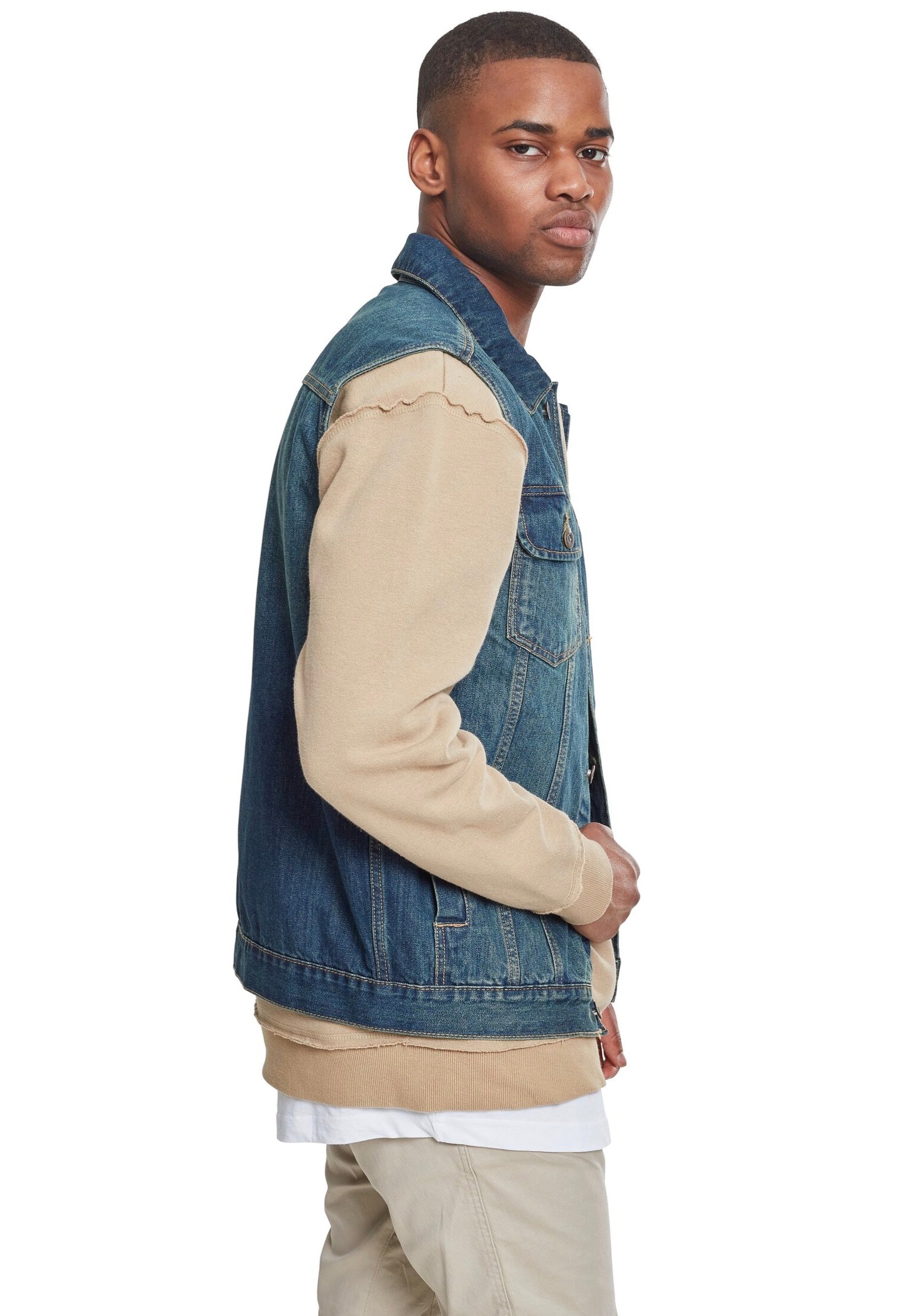 urban-classics-denim-lightblue-gilet-jean-bleu-clair image 5