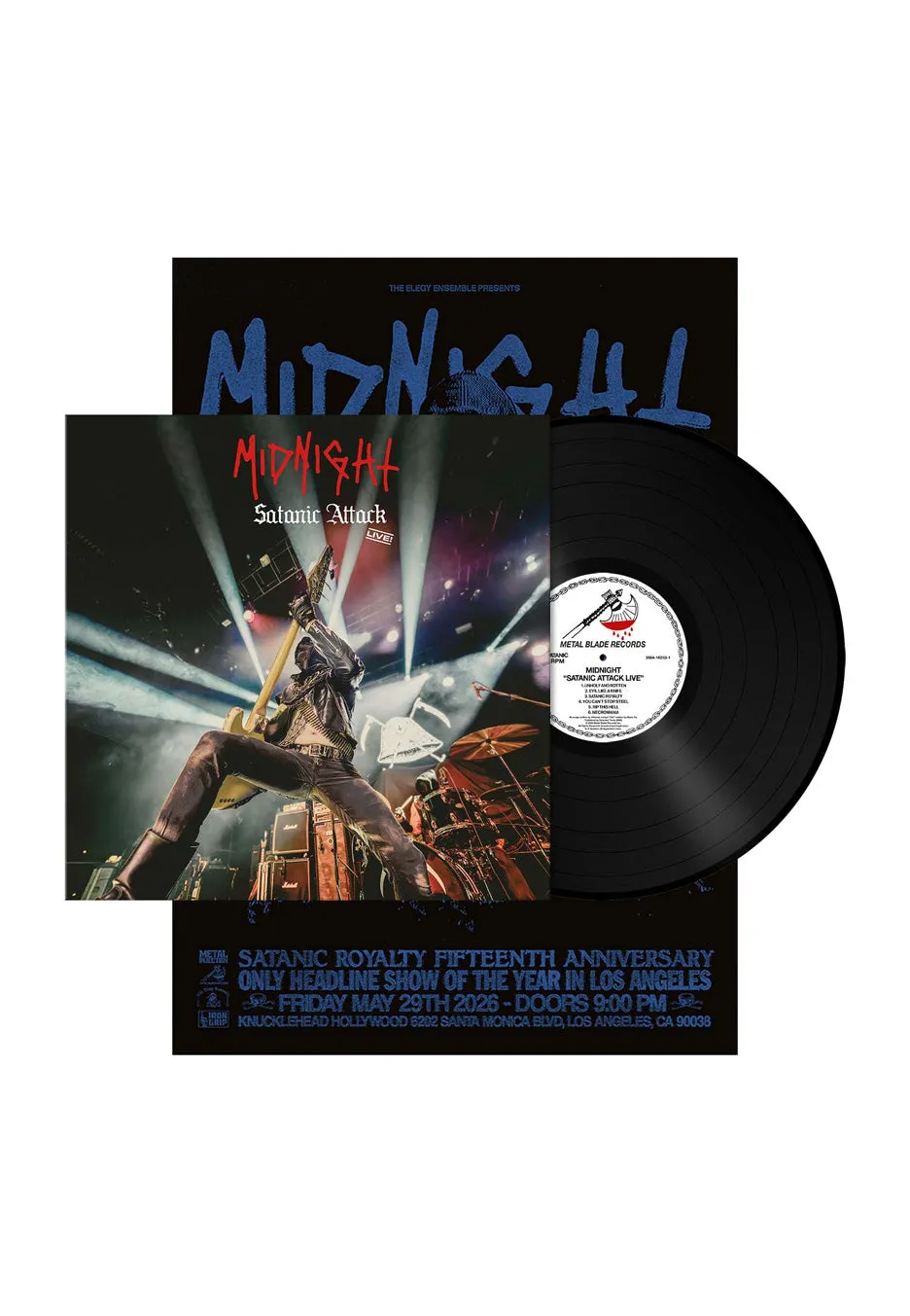 midnight-satanic-attack-live-vinyle-lp-black-metal image 1