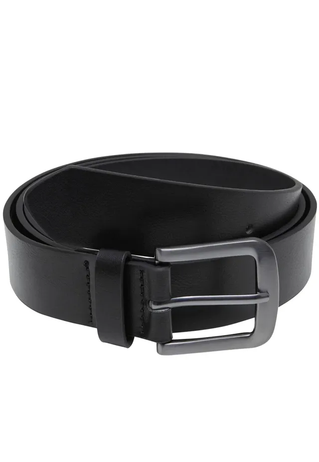 urban-classics-ceinture-noir-argent-simili-cuir image 1