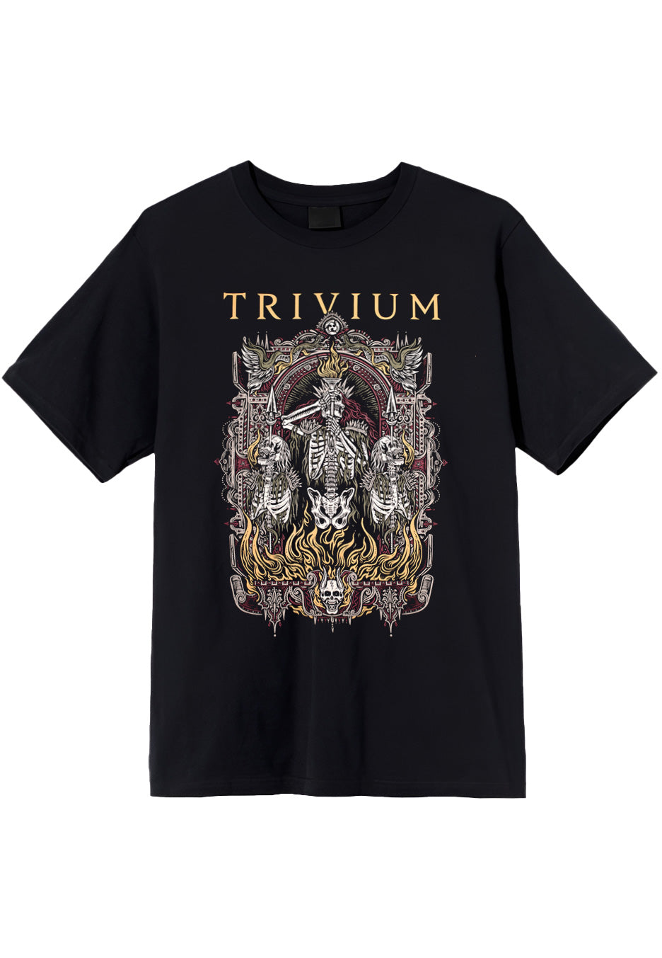 trivium-skelly-frame-t-shirt-homme-noir image 1