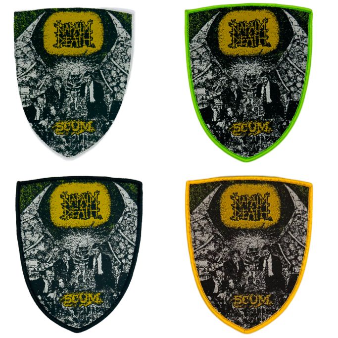 napalm-death-scum-patch-tiss-bordure-blanche image 1