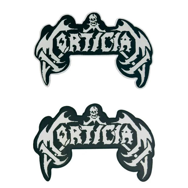 mortician-logo-patch-tiss-oversize-12-pouces image 1