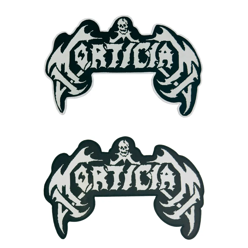 mortician-logo-patch-tiss-oversize-12-pouces image 1