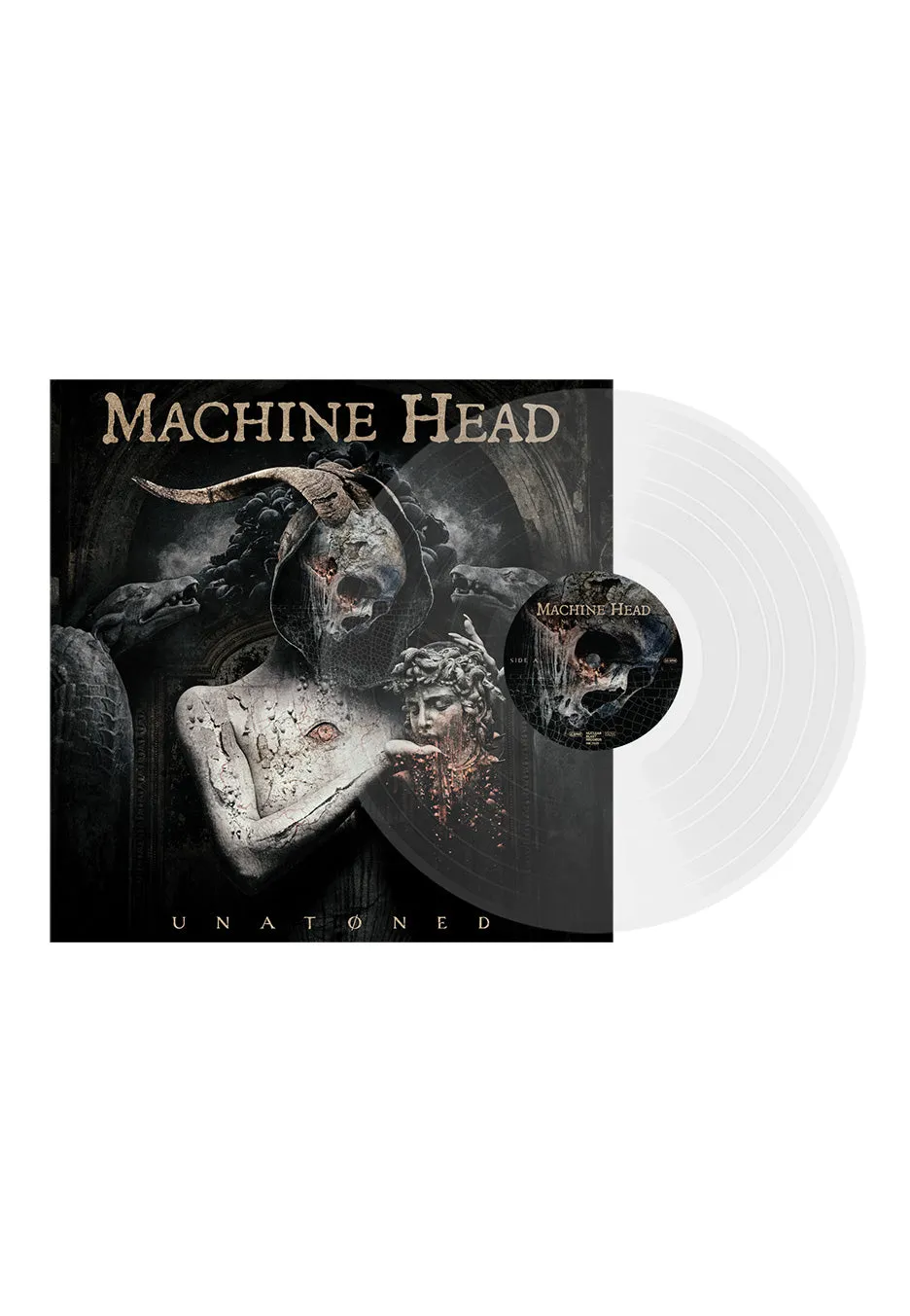 machine-head-unat-ned-vinyle-clear-thrash-metal-avec-livret image 1