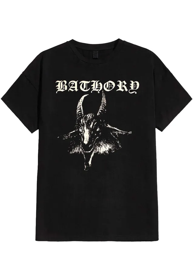bathory-goat-t-shirt-noir-homme-black-metal image 1