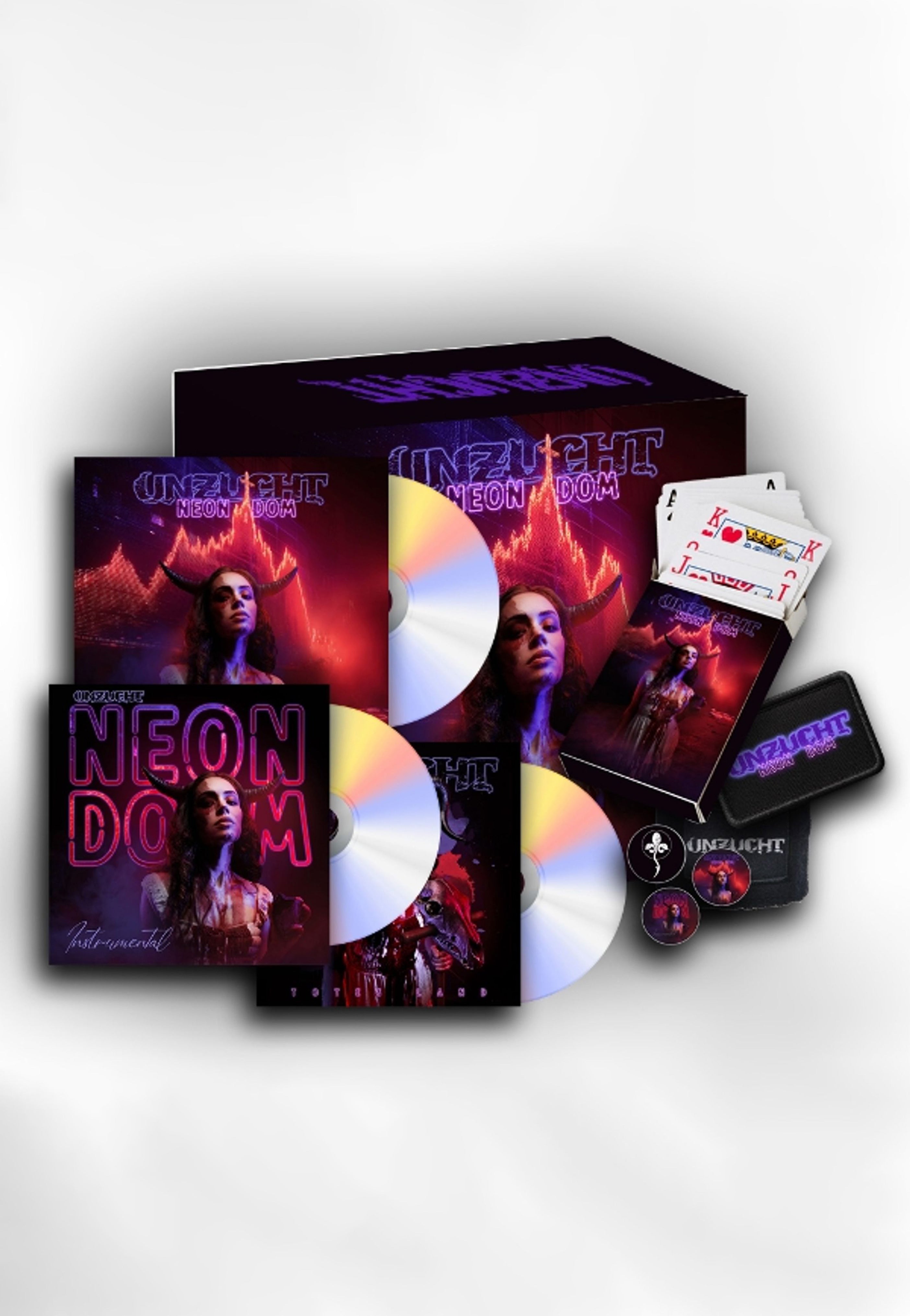 unzucht-neon-dom-3-cd-coffret-fanbox-rock-alternatif image 1