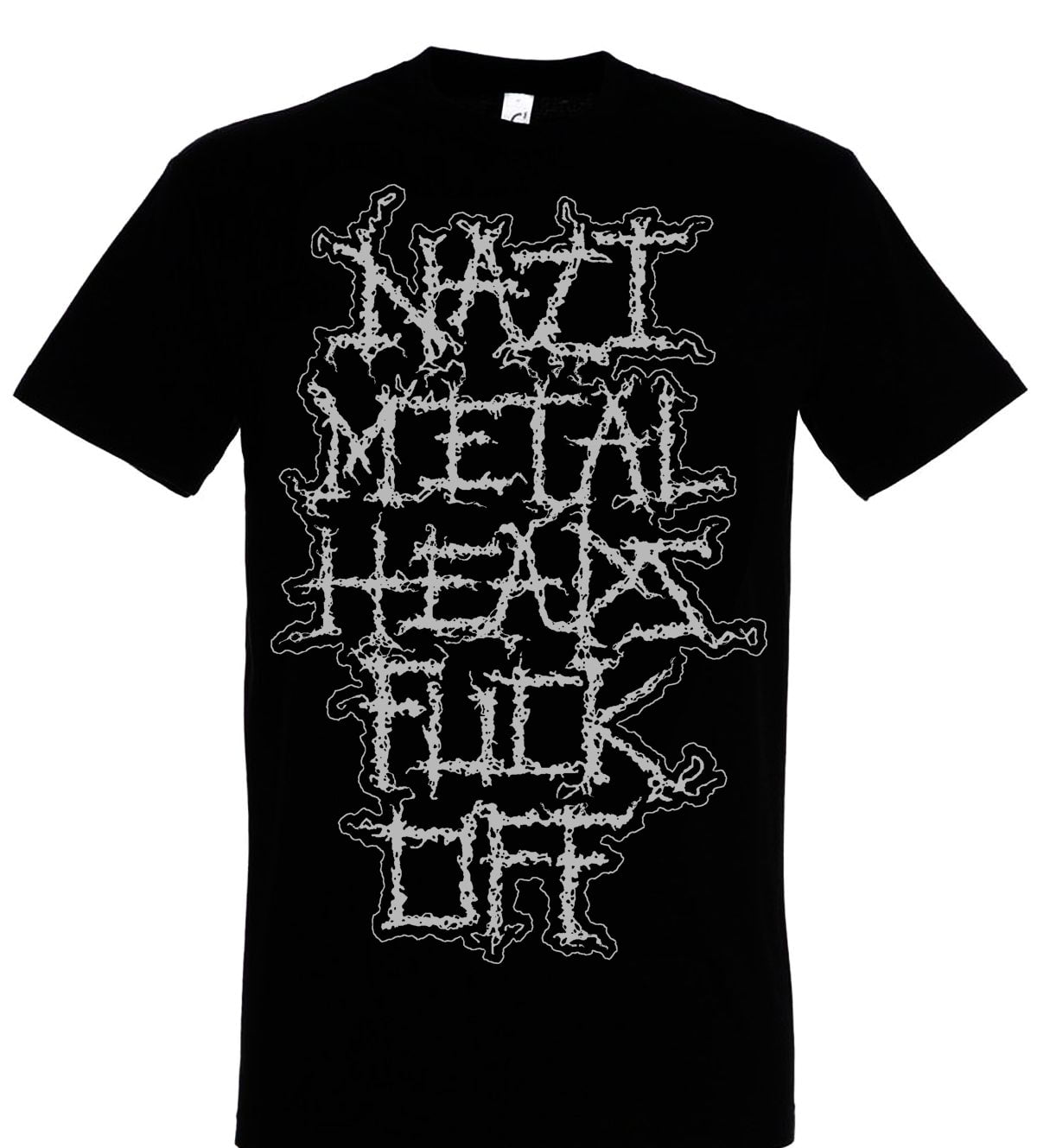 nazi-metalheads-fuck-off-t-shirt-noir-taille-l image 1