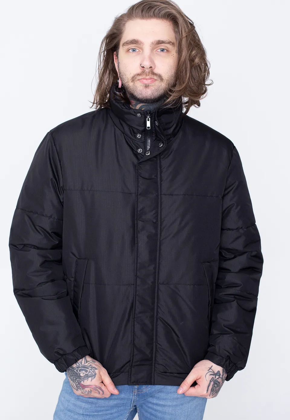 only-sons-orion-quilted-veste-noire-matelass-e-homme image 1
