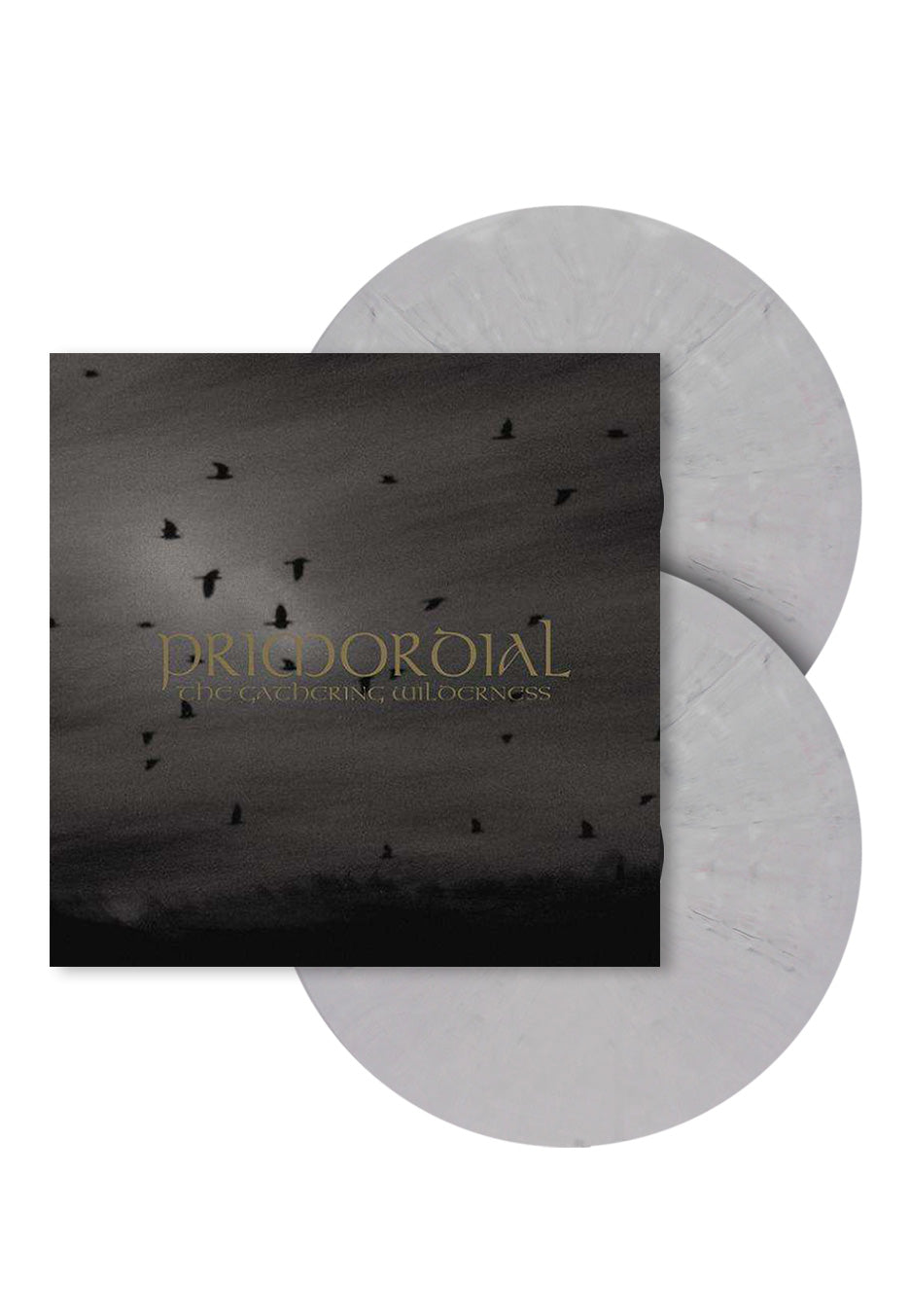 primordial-the-gathering-wilderness-double-vinyle-gris-metal image 1