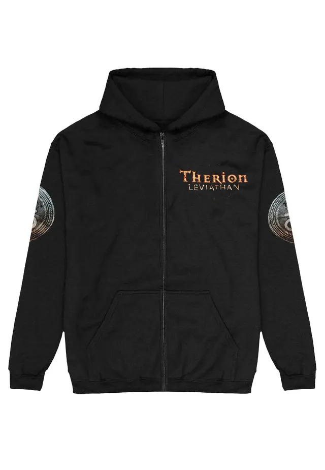 therion-leviathan-sweat-zipp-noir-capuche image 1