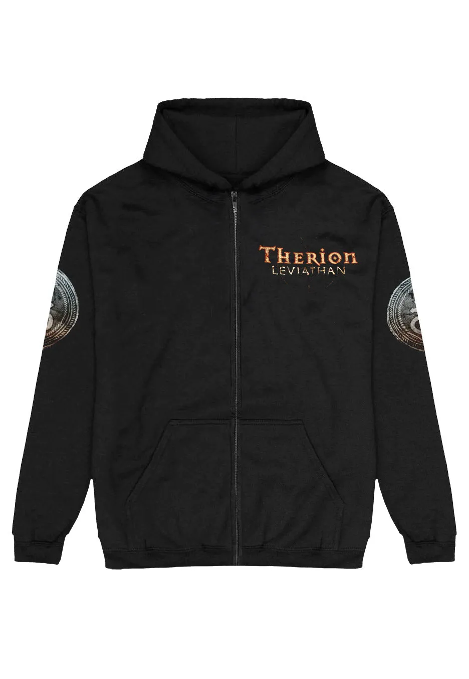 therion-leviathan-sweat-zipp-noir-capuche image 1