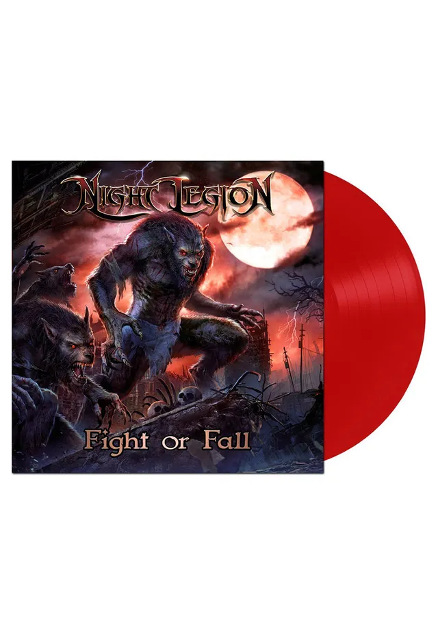 night-legion-fight-or-fall-vinyle-rouge image 1