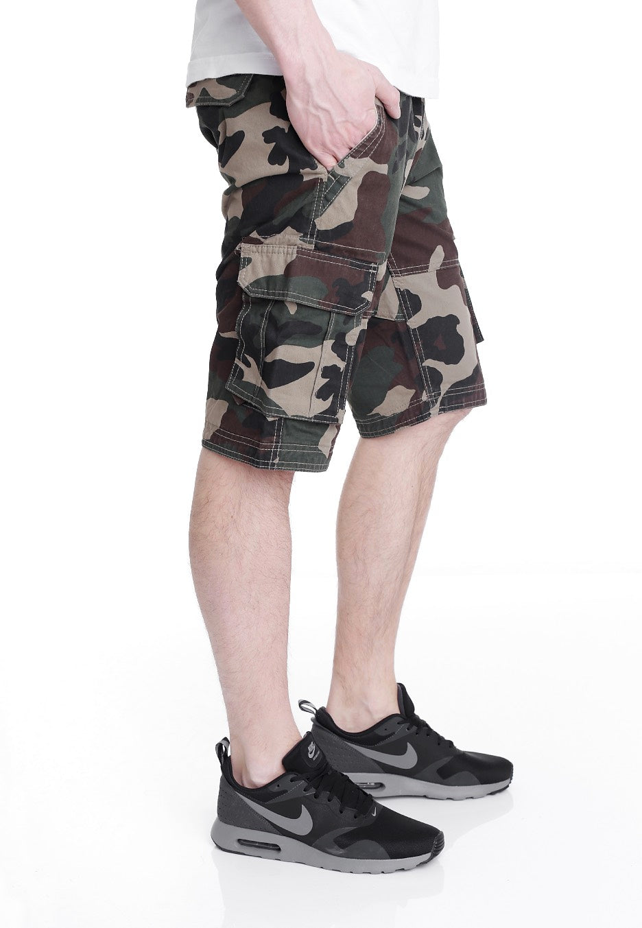 urban-classics-fitted-cargo-wood-camo-short-homme-w32 image 2