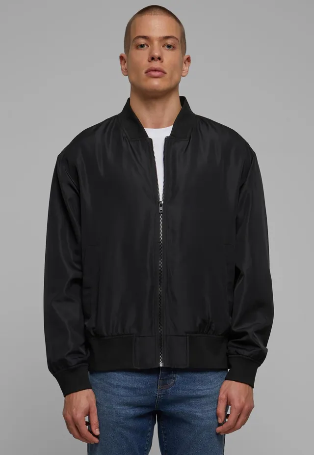 urban-classics-recycled-bomber-veste-noir-homme-taille-m-recycl image 1