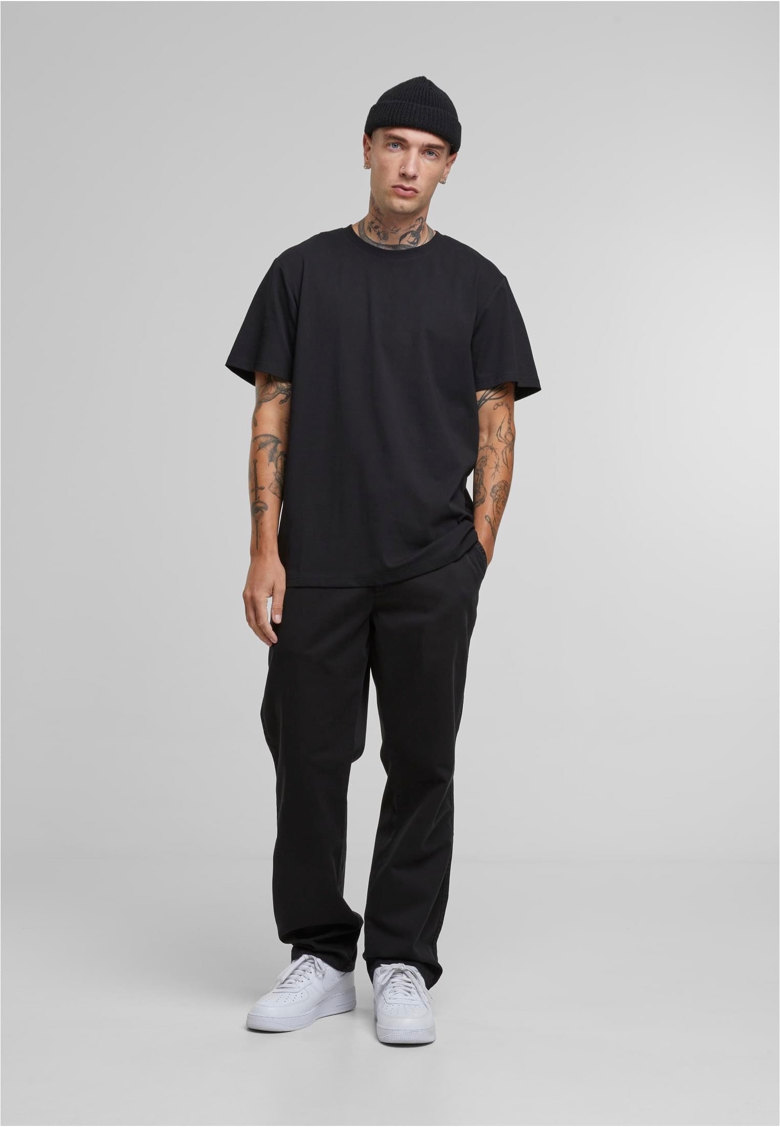 urban-classics-basic-chino-pantalon-noir-homme image 2