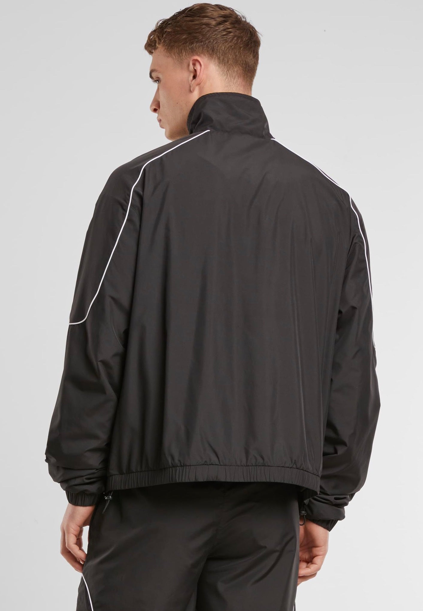 urban-classics-piped-panel-veste-track-noire-homme image 3