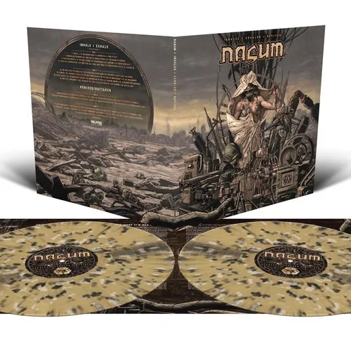 nasum-inhaled-exhaled-vinyle-2lp-or-translucide-splatter image 1