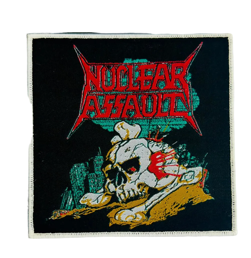 nuclear-assault-handle-with-care-patch-tiss-bordure-noire-1991 image 4