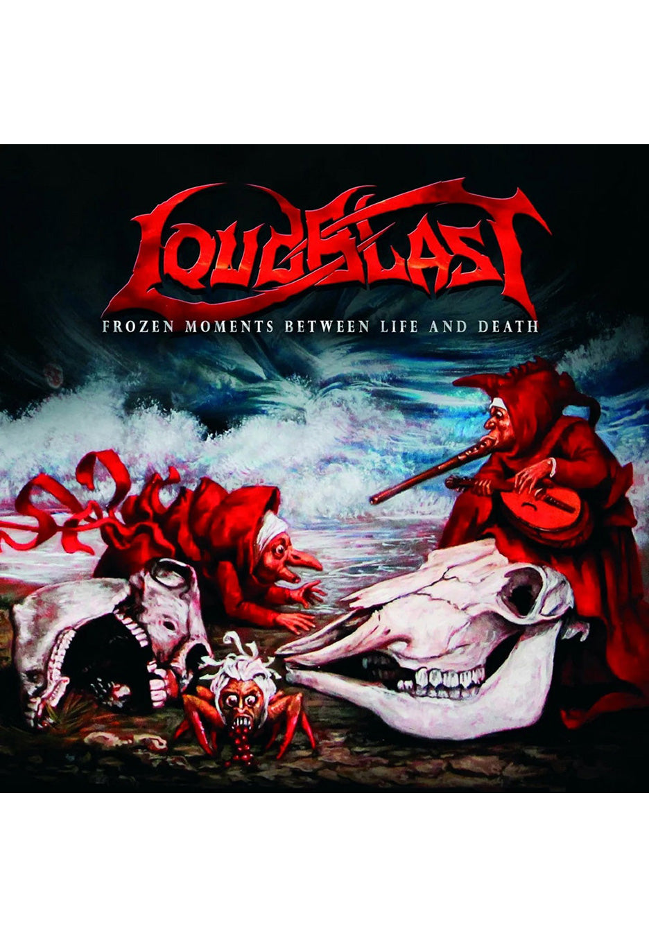 loudblast-frozen-moments-between-life-death-vinyle-bleu image 1