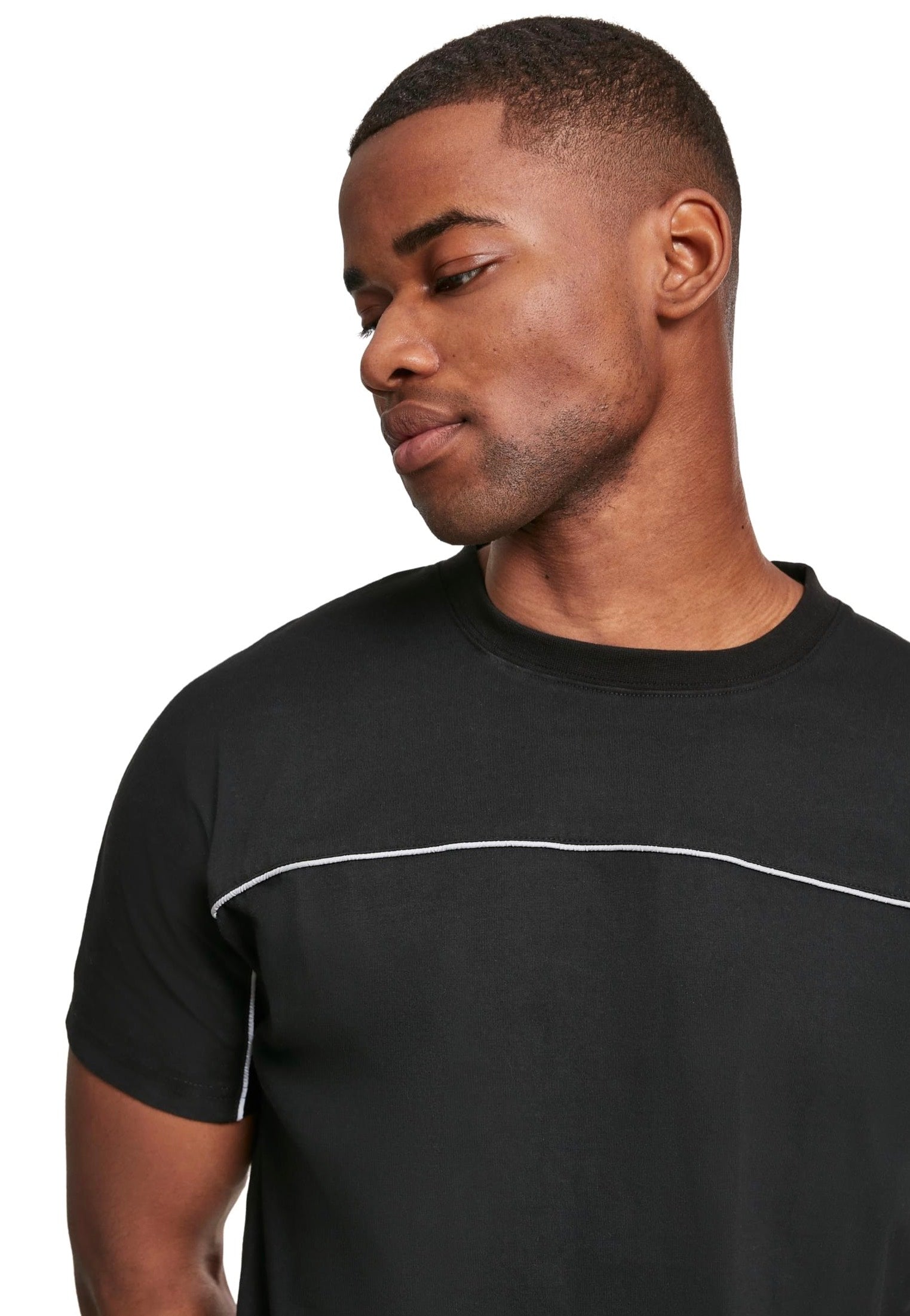 urban-classics-reflective-tee-t-shirt-noir-basic image 8