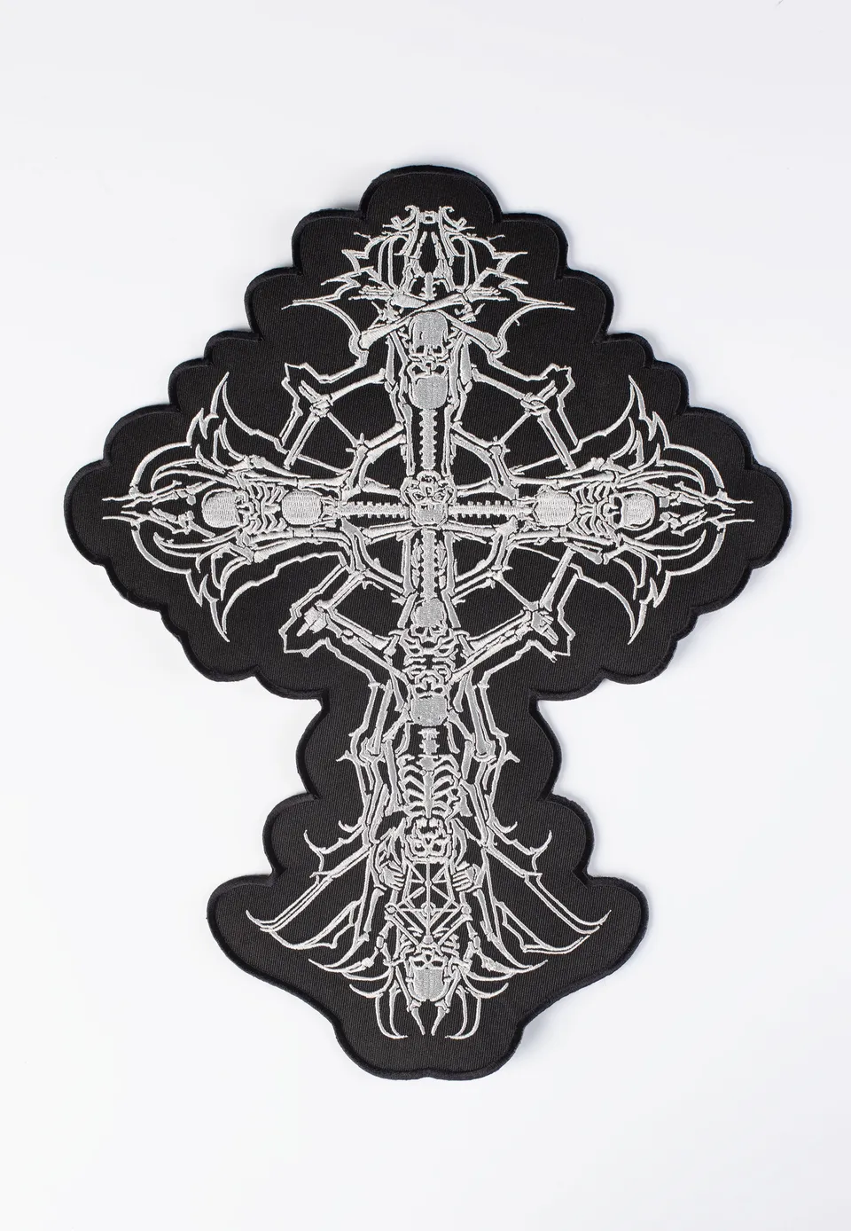 ghost-grucifix-backpatch-noir-pour-veste image 1