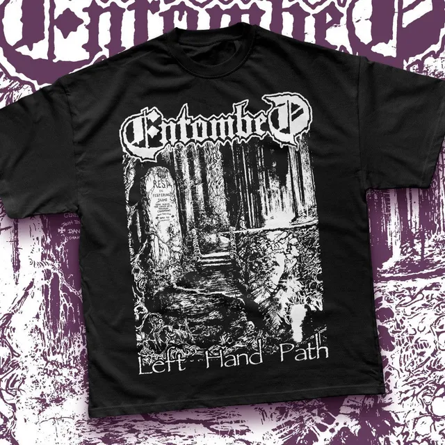 entombed-left-hand-path-t-shirt-gildan-coton-death-metal image 1