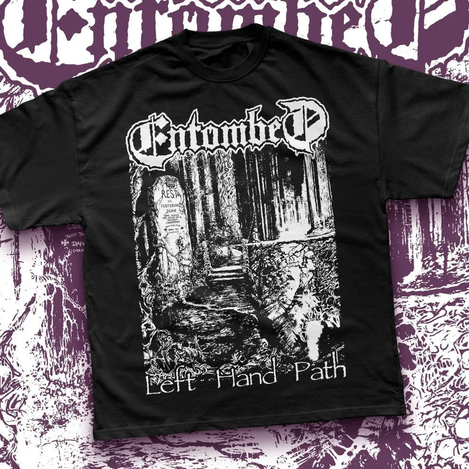 entombed-left-hand-path-t-shirt-gildan-coton-death-metal image 1