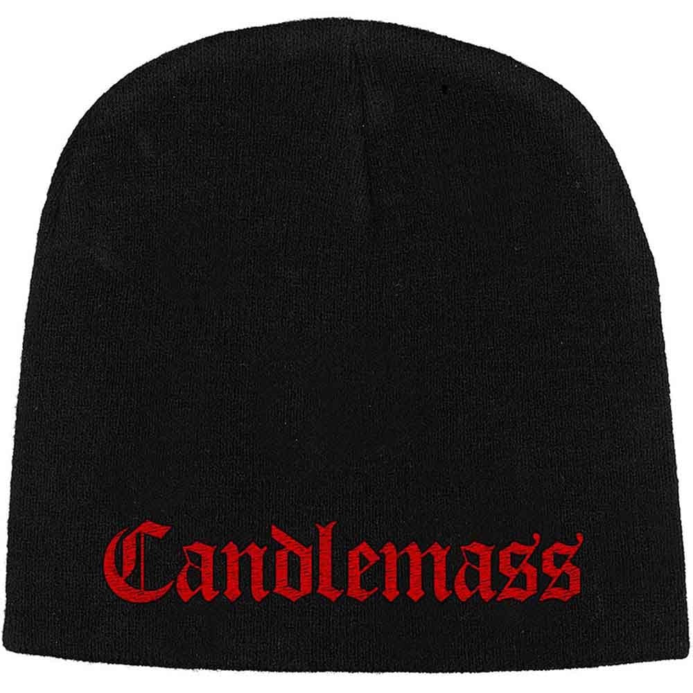 candlemass-logo-bonnet-beanie-brod-noir image 1