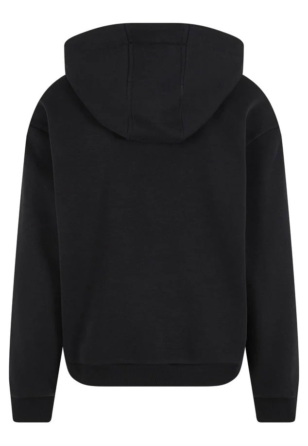 urban-classics-fluffy-black-hoodie-sweat-capuche-noir image 8