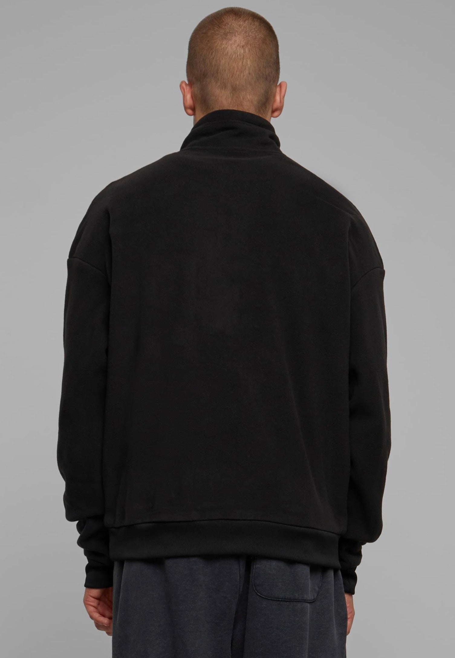 urban-classics-basic-polar-fleece-pull-noir-s-3xl image 3