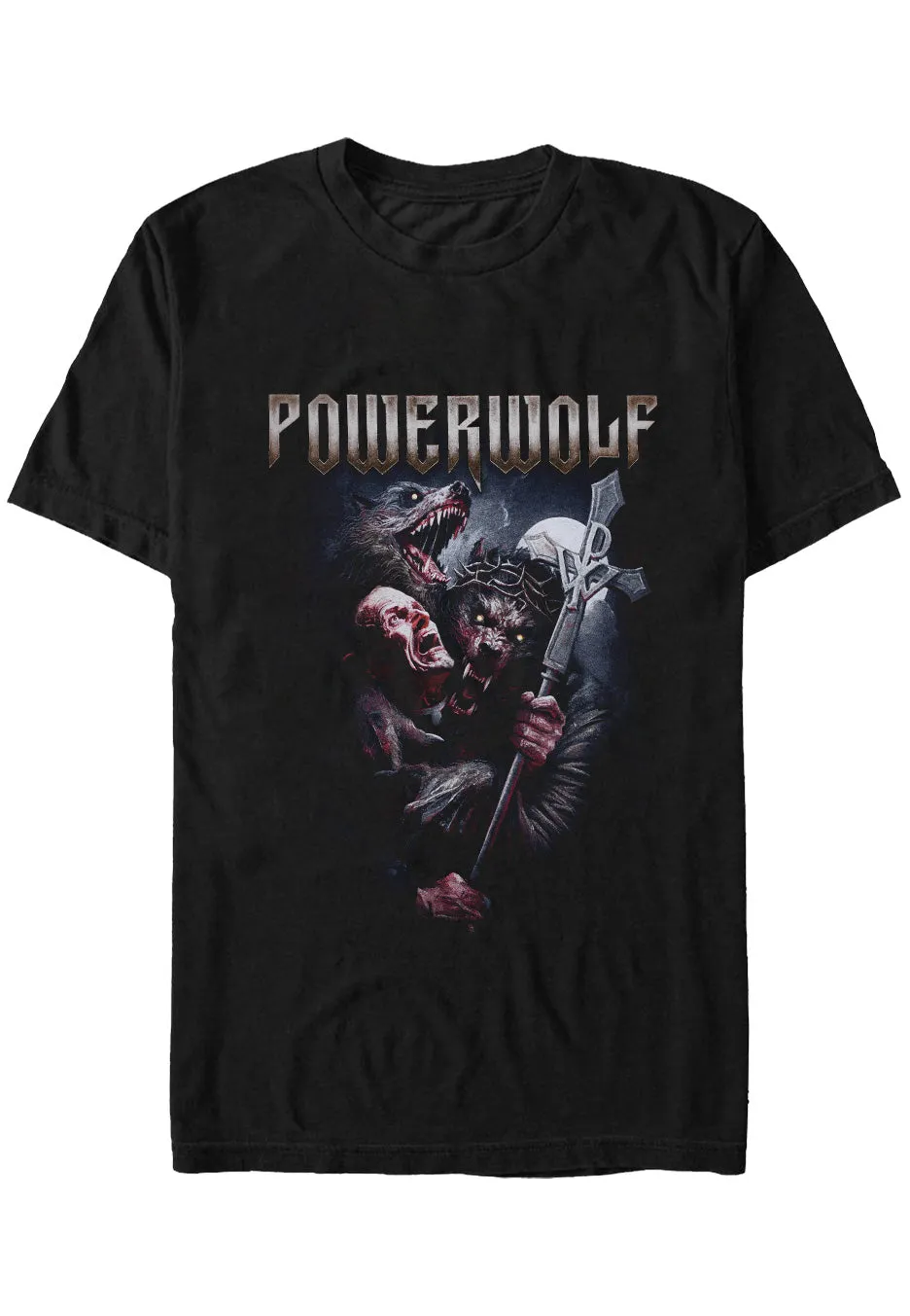 powerwolf-thunderpriest-t-shirt-noir-taille-l image 1