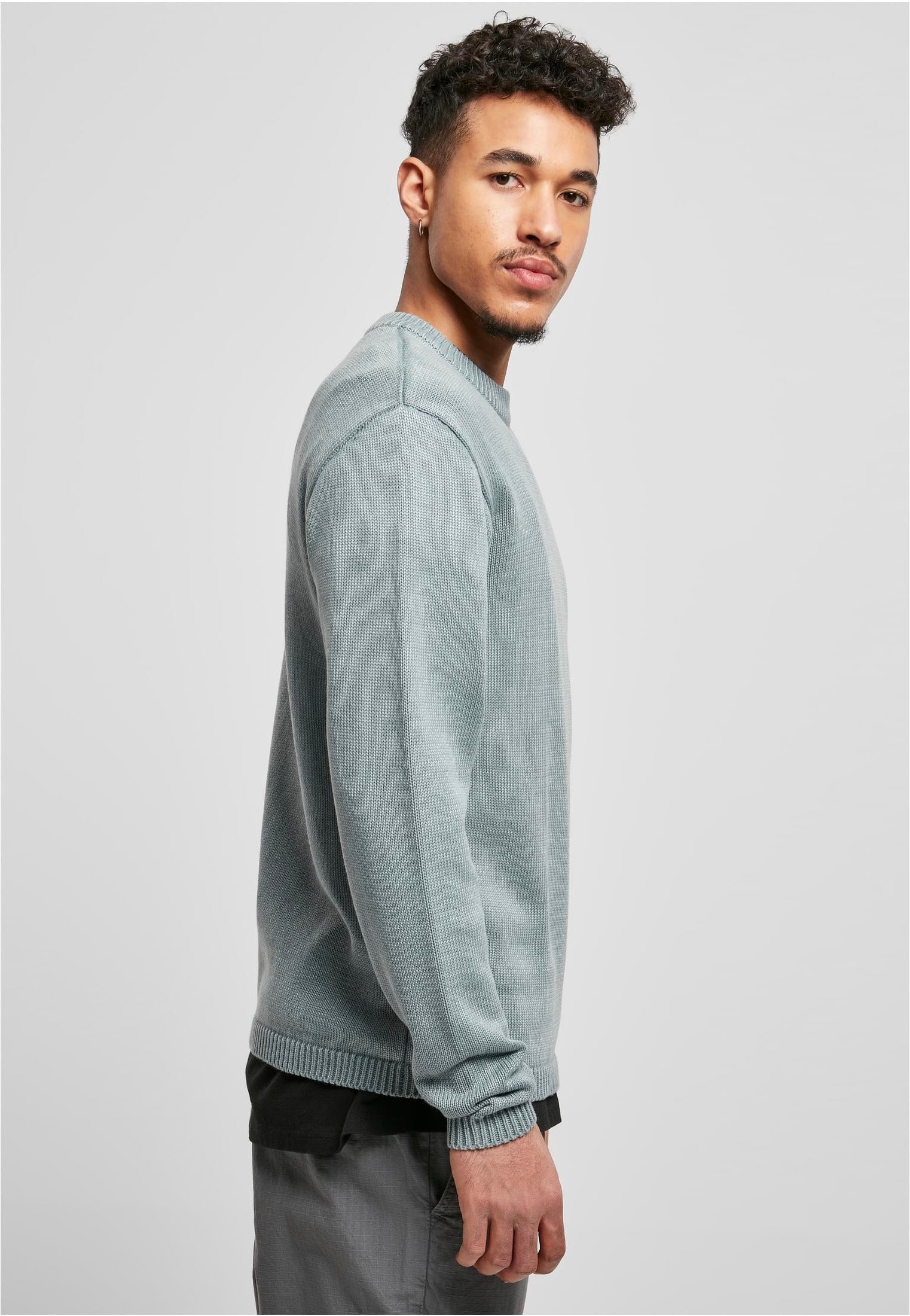 urban-classics-washed-dusty-blue-pullover-bleu-homme image 3