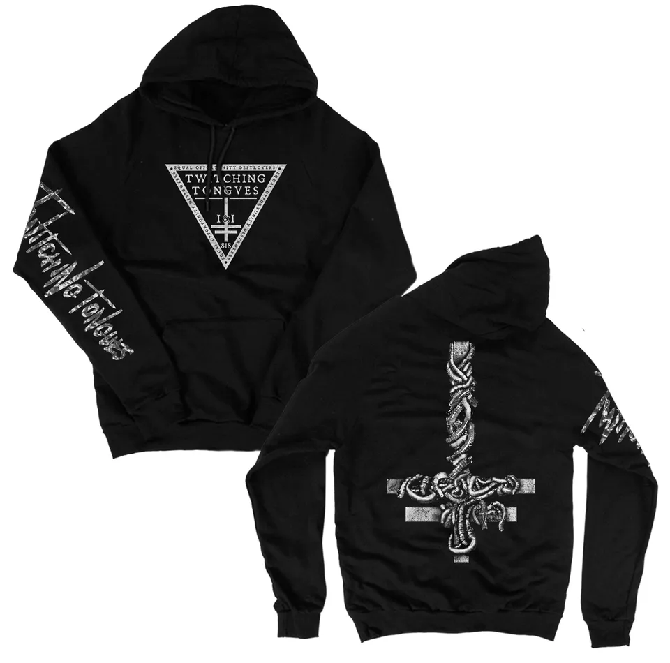 twitching-tongues-i-i-sweat-capuche-noir-independent image 1